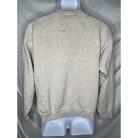 Georgetown University Hoyas Sweatshirt Size M Spell Out Sleeves Distress Vintage - Picture 5 of 13